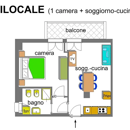 Lejlighedshotel I Delfini